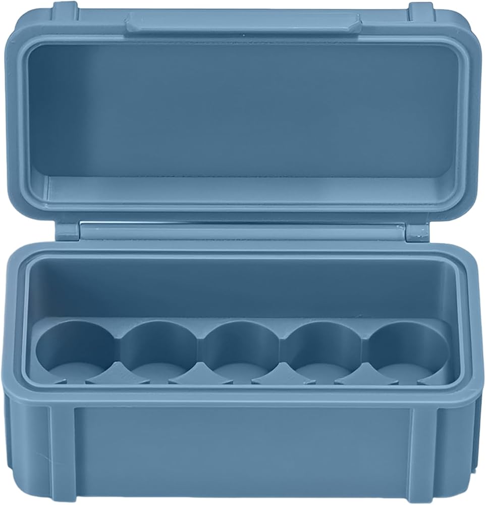 3ml Vial Peptide Storage Case, 70-Slot Hard Shell Peptide & Insulin Vial Holder with Soft Insert & Silicone Lid - Freezer & Refrigerator Safe, Compact for Home & Travel (Case Only)